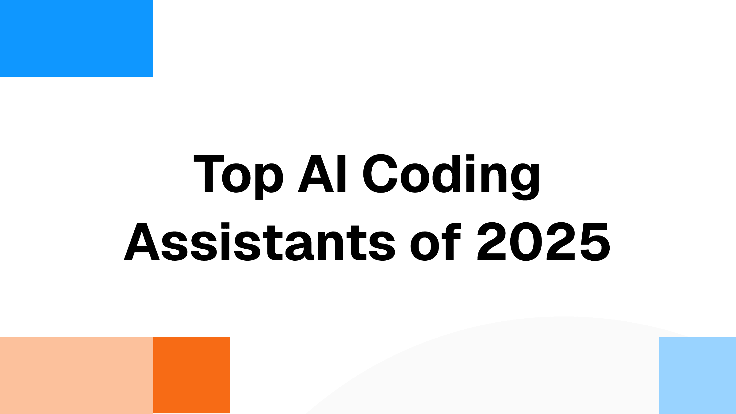Top AI Coding Assistants of 2025