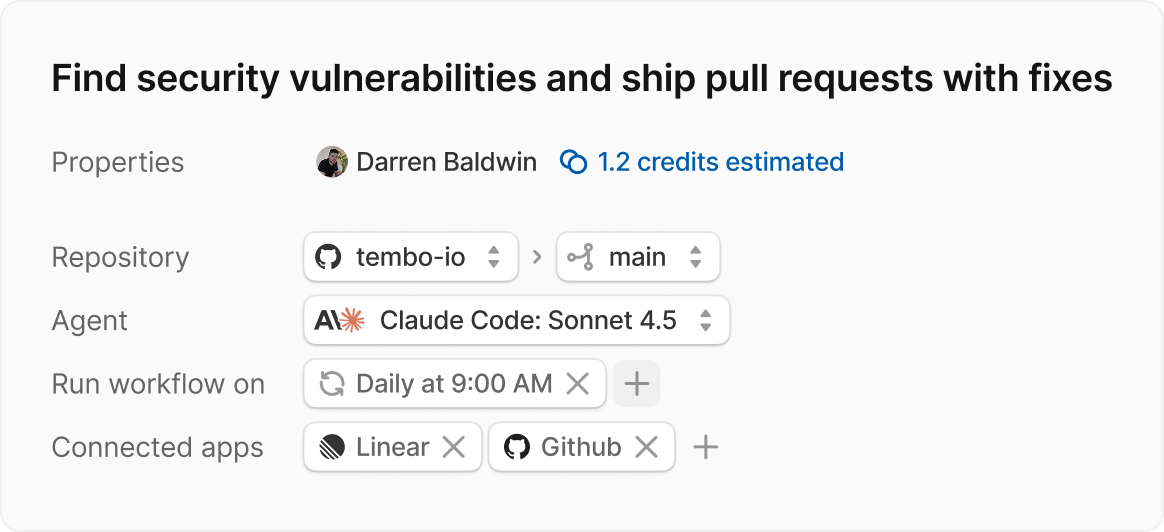 Tembo Automations in action